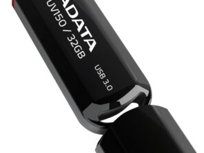 ADATA UV150 32 گیگابایتی USB 3.0 فلش درپوش، مشکی (AUV150-32G-RBK)